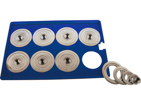 Evaporation lid  eight openings of 105mm for WB-30